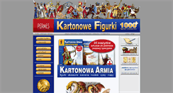 Desktop Screenshot of kartonowefigurki.pl